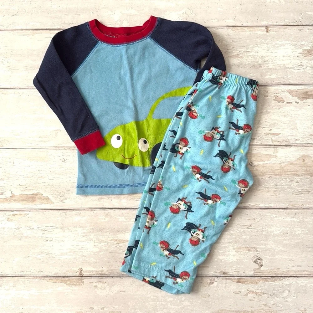 Carters 18m Baby Boy Pajama Set Pjs Pants Long Sleeve Top Kids Pajamas